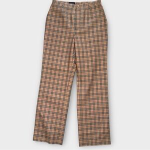 Burberry Golf Nova Check Straight-Leg Pants (JP 11 / Fits US 6)